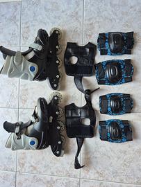Roller baldes con accessori