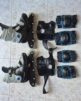 Roller baldes con accessori