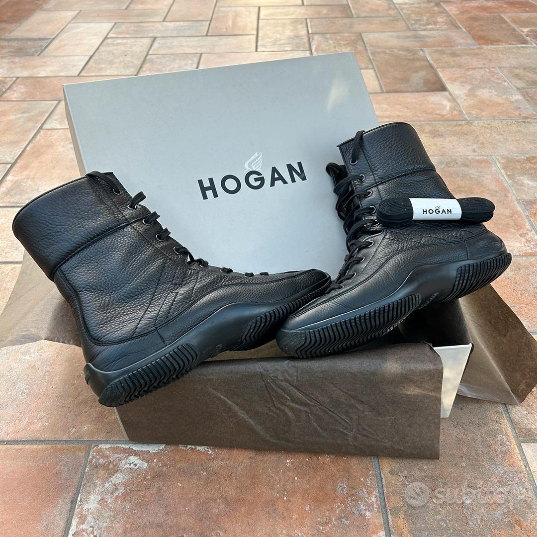 Scarpe Donna Hogan Stivali in Pelle 38 Abbigliamento e Accessori