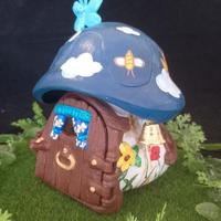 Casa dei Puffi unica al mondo personalizzata