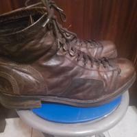 STIVALETTI VERO CUOIO TREKKING MIS 44