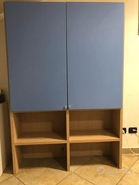 Libreria con due ante