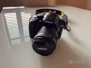 Nikon D3400 + 18-55 + flash e accessori