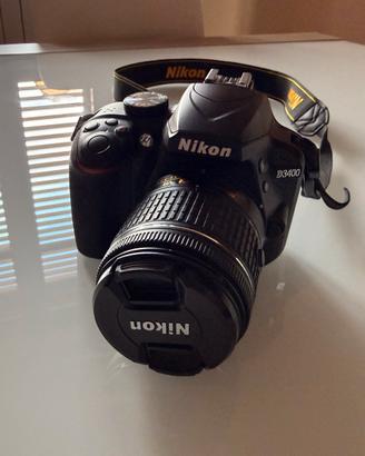 Nikon D3400 + 18-55 + flash e accessori