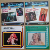 4 LP vinile R. Stones,L. Richard,J. Cocker, J.Tull