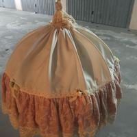 Lampadario in stoffa