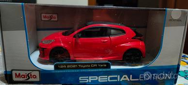 MODELLINO TOYOTA - YARIS GR  MAISTO   124  ROSSA 