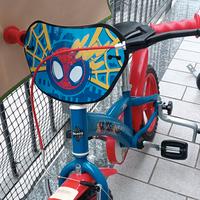 bicicletta bimbo spiderman 