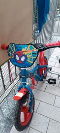 bicicletta bimbo spiderman 