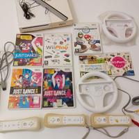 NINTENDO WII + Giochi + Joystick + Volanti