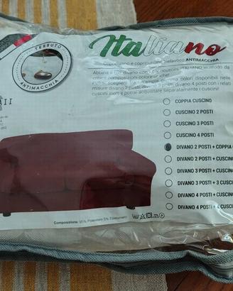 copridivano 2 posti + 2 copricuscino