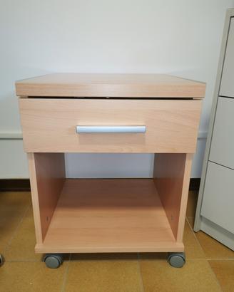 Carrellino da scrivania con ruote/comodino