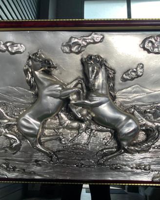 Quadro Cavalli D.e.s.c.a. Snc, argento 925