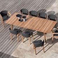 TAVOLO ETHIMO DA ESTERNO KNIT +6 SEDIE ETHIMO KILT