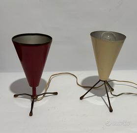 Coppia lampade da tavolo Mid Century anni ’50/’60