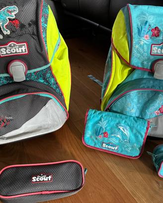 cartelle zaino scuola marca Scout set scolastico