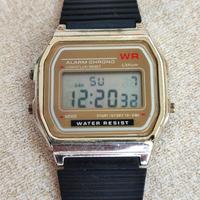 Orologio WR Alarm Chrono Lithium Nero/Oro