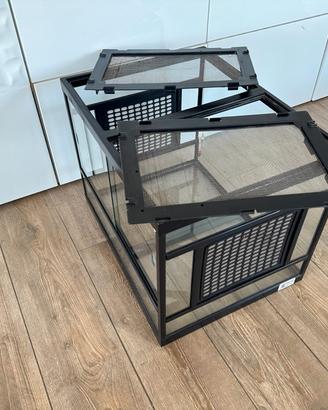 Teca in vetro base 60x45 altezza 45