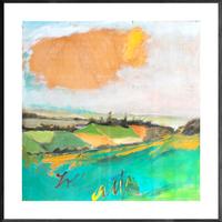 Quadro paesaggio originale dipinto certificato