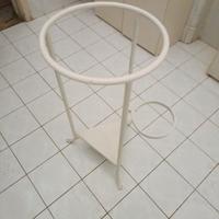 Porta catino o lavabo antico in ferro battuto