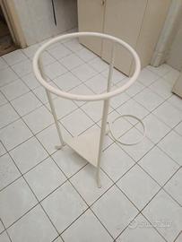 Porta catino o lavabo antico in ferro battuto