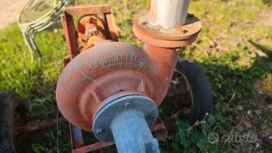 Pompa carrellata per aspirazione pesci