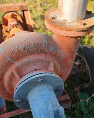 Pompa carrellata per aspirazione pesci