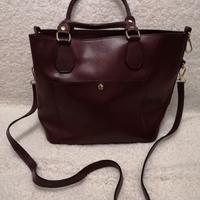 Borsa in pelle marrone