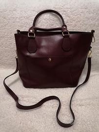 Borsa in pelle marrone