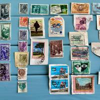 36 francobolli italiani anni’50 e ’60