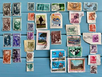 36 francobolli italiani anni’50 e ’60