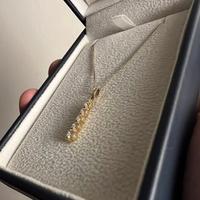 Collana oro e diamanti (18k con 5 diamanti)