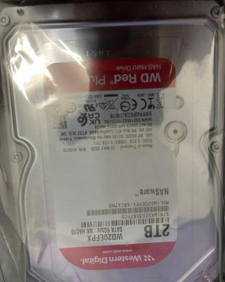 Hard Disk 2TB WD Red Plus - NUOVI SIGILLATI