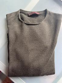 Maglione Jeordie’s verde oliva taglia M