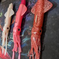 Calamari artificiali silicone con assist