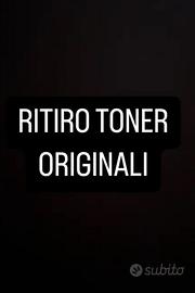 RITIRO / VALUTO TONER SOLO ORIGINALI