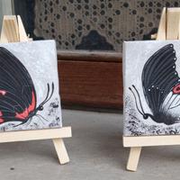 Mini tele dipinte a mano