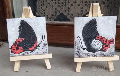 Mini tele dipinte a mano