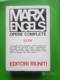 MARX ENGELS  OPERE COMPLETE VOL. XXXIX