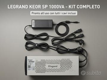 UPS Legrand Keor SP 1000VA 600W - Completo di cavi