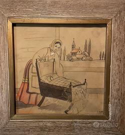 Antico quadro Sardo