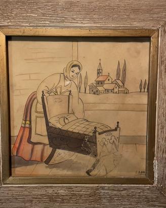 Antico quadro Sardo