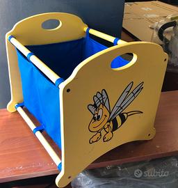 BOX IN LEGNO PER GIOCATTOLI