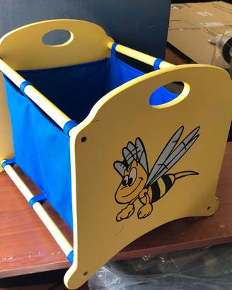 BOX IN LEGNO PER GIOCATTOLI