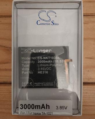 CS-NKT103SL Batteria