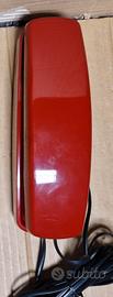 vintage telefono a tastiera rosso master