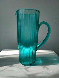 Caraffa per Acqua Brandani Plissè Colore Turchese