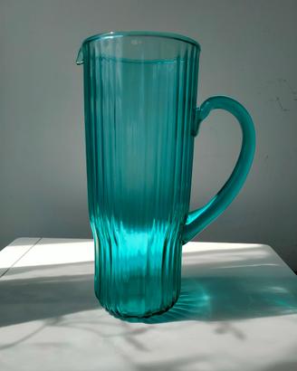 Caraffa per Acqua Brandani Plissè Colore Turchese