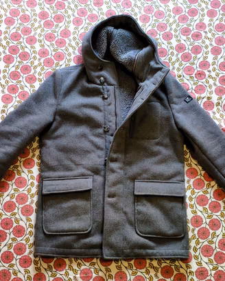 Cappotto Yes Zee - Grigio - Misto Lana - Taglia XL