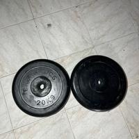 Dischi gommati 20kg diametro foro 25mm